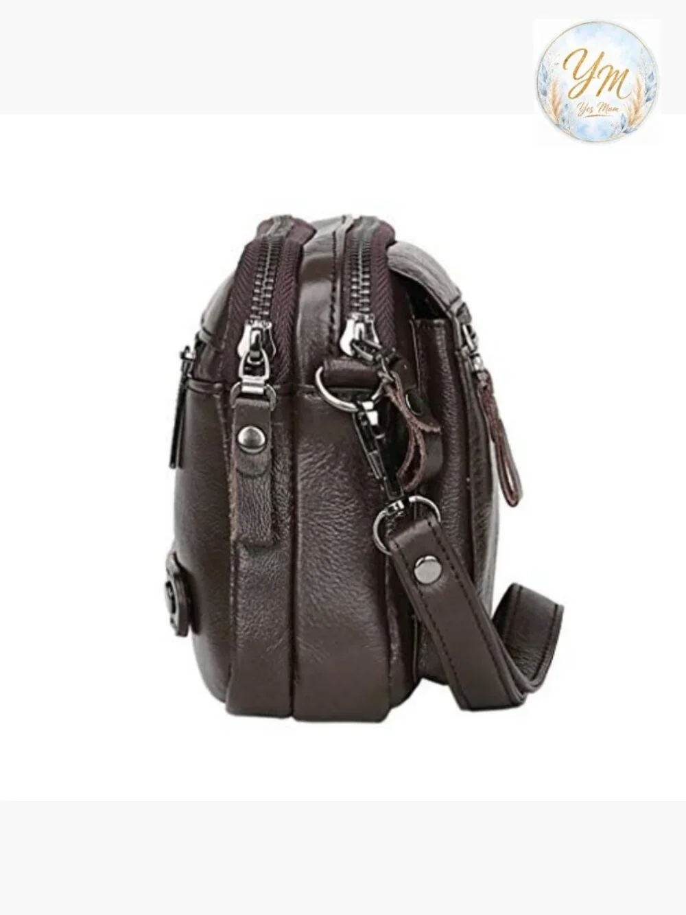 Genuine Leather Wristlet Clutch Wallet Organizer for Men